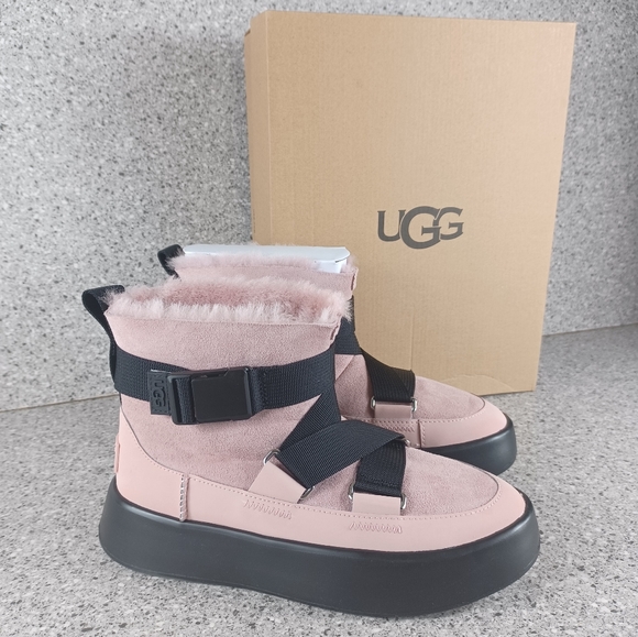 UGG Shoes Ugg Australia Classic Boom Buckle Pink Ankle Boot